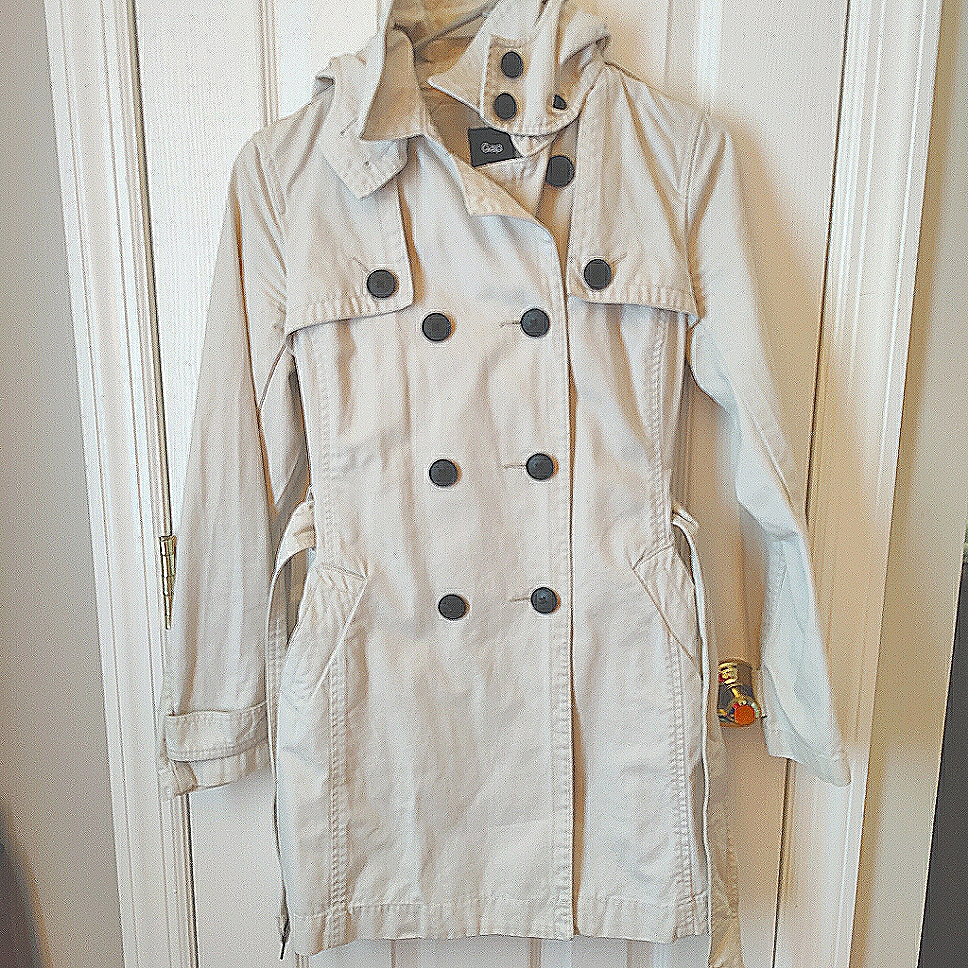 Beige Gap Trench Coat